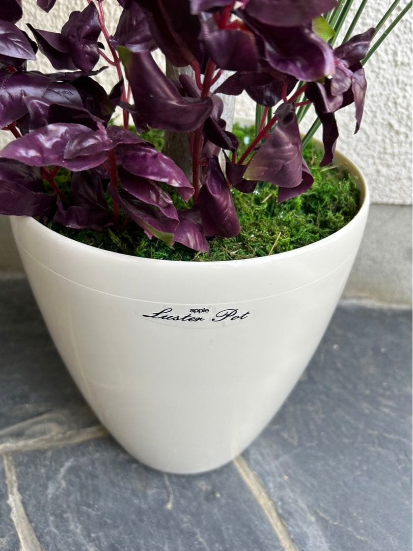 光触媒　人工観葉植物　ウォールグリーン　フェイクグリーン　パキラ花付き105