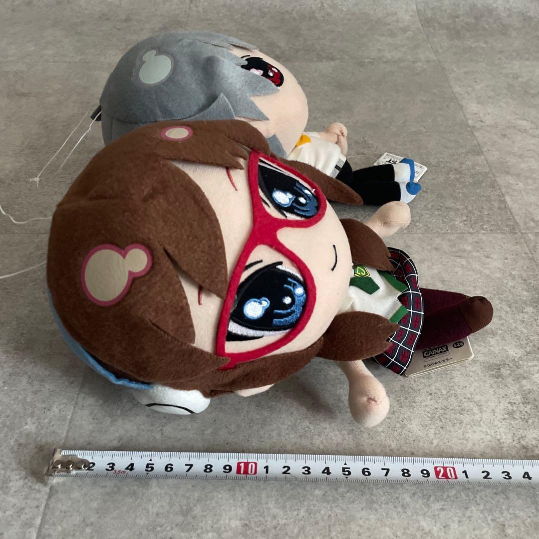 ぷちえゔぁスーパーDXぬいぐるみマリ&カヲル全2種アニメグッズレトロ