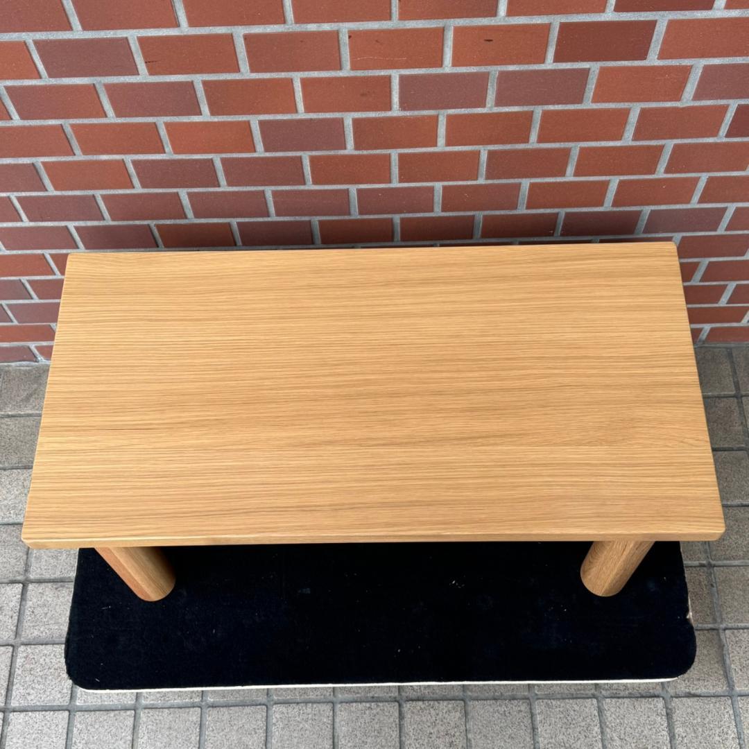 ☆超美品　無印良品　木製テーブル天板　脚付　オーク材　MUJI