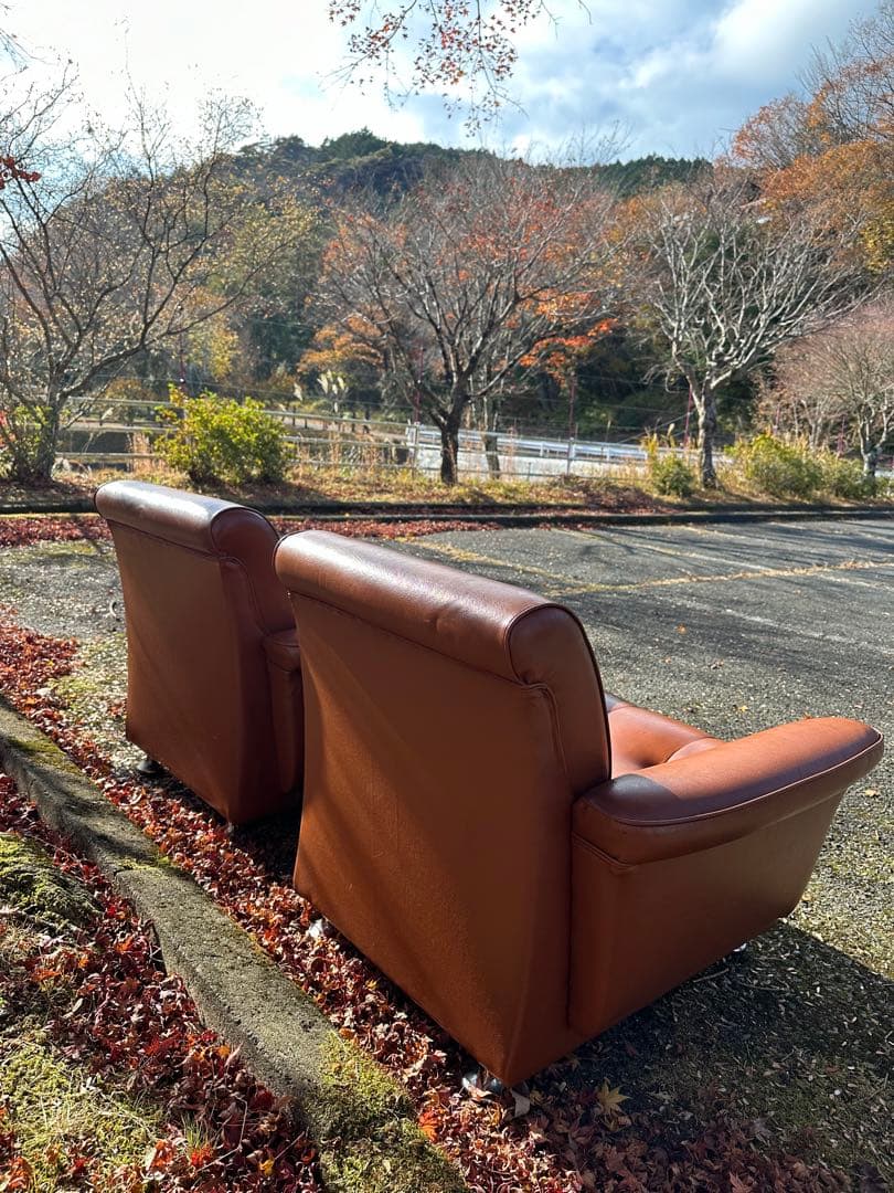 昭和レトロ1人掛けソファ×1