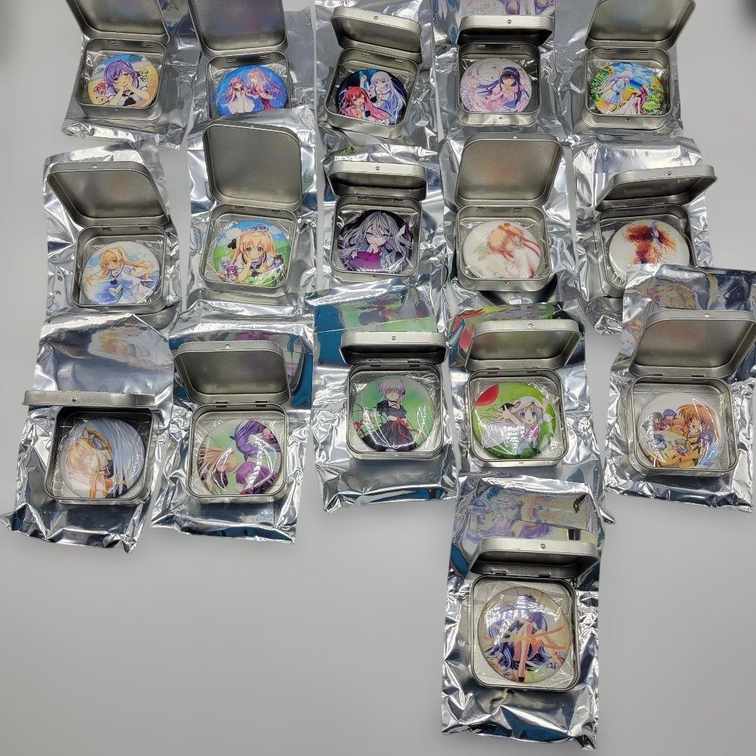 全16種類フルコンプ　 鍵くじ 　ブリキ缶&缶バッジ