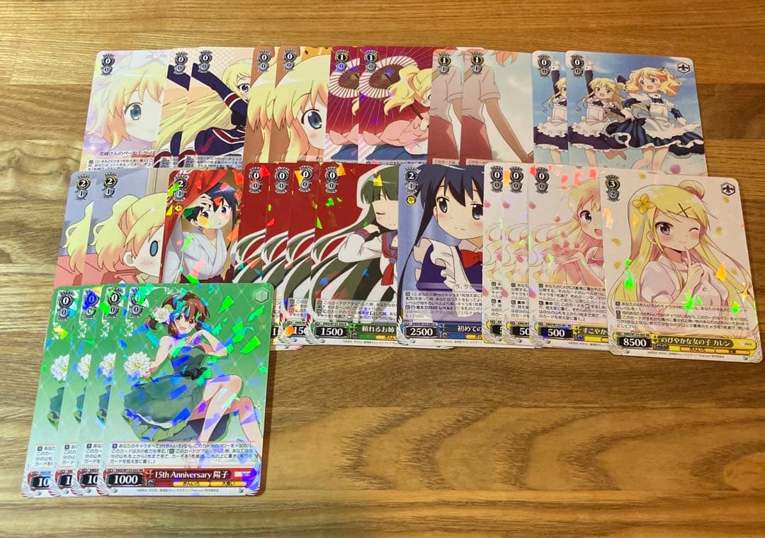 きんいろモザイク きんモザ ヴァイスシュヴァルツ デッキ+パーツ