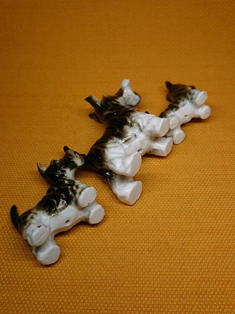 犬　スコティッシュテリア　陶器　置物　インテリア　工芸品　美術品　A3118