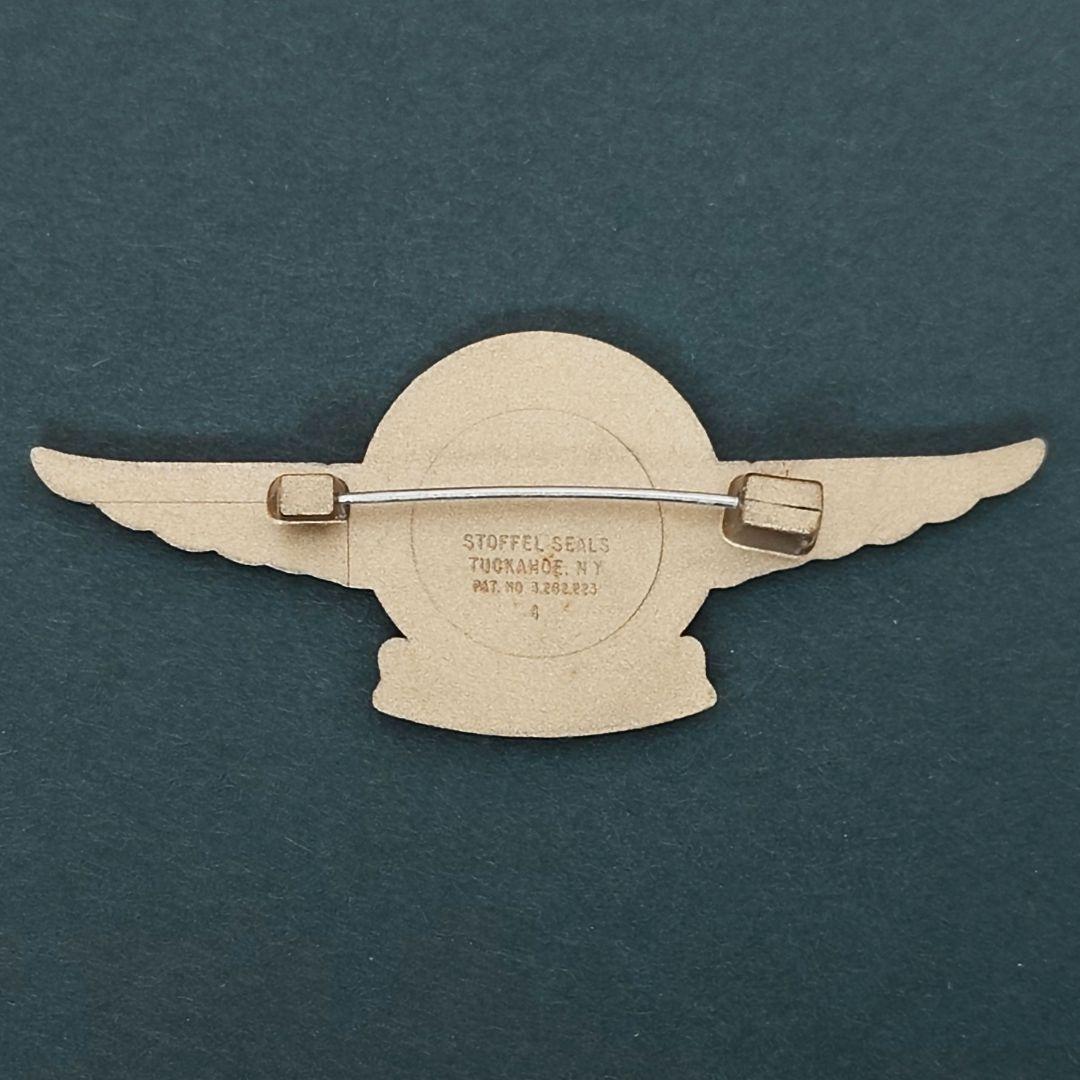 実物!1970年代!パン・アメリカン(パンナム)航空ウィングバッジ9 - メルカリ