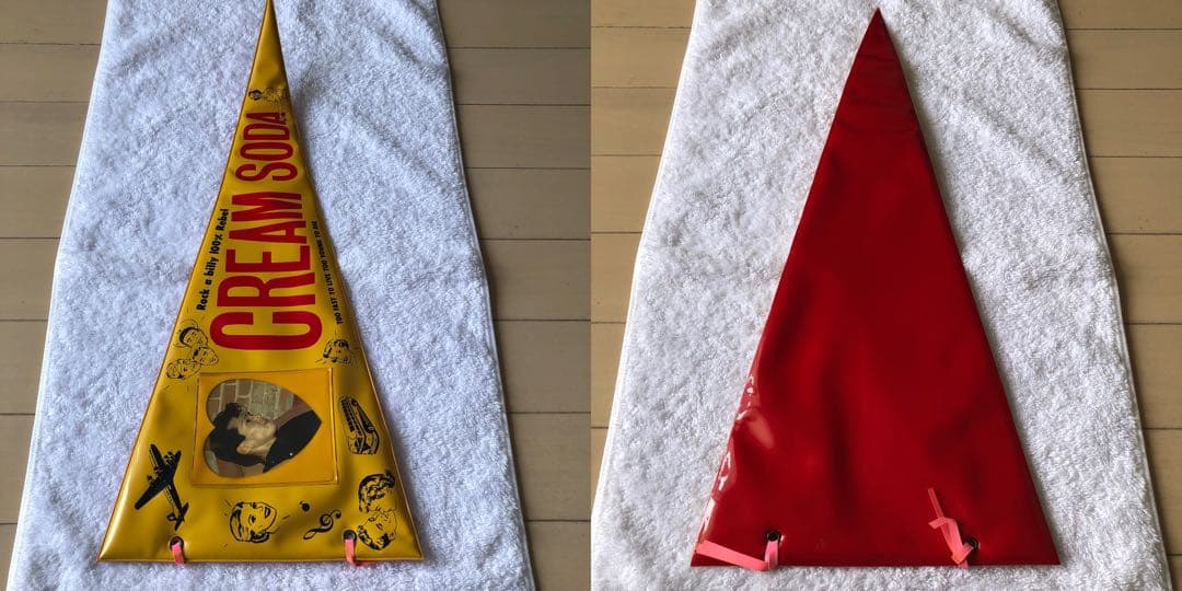 ☆80's CREAMSODA (ペナント) ／コレクター向け クリームソーダ