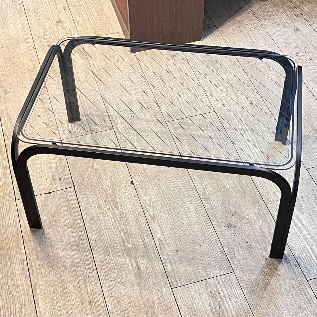 ガラステーブル ブラック