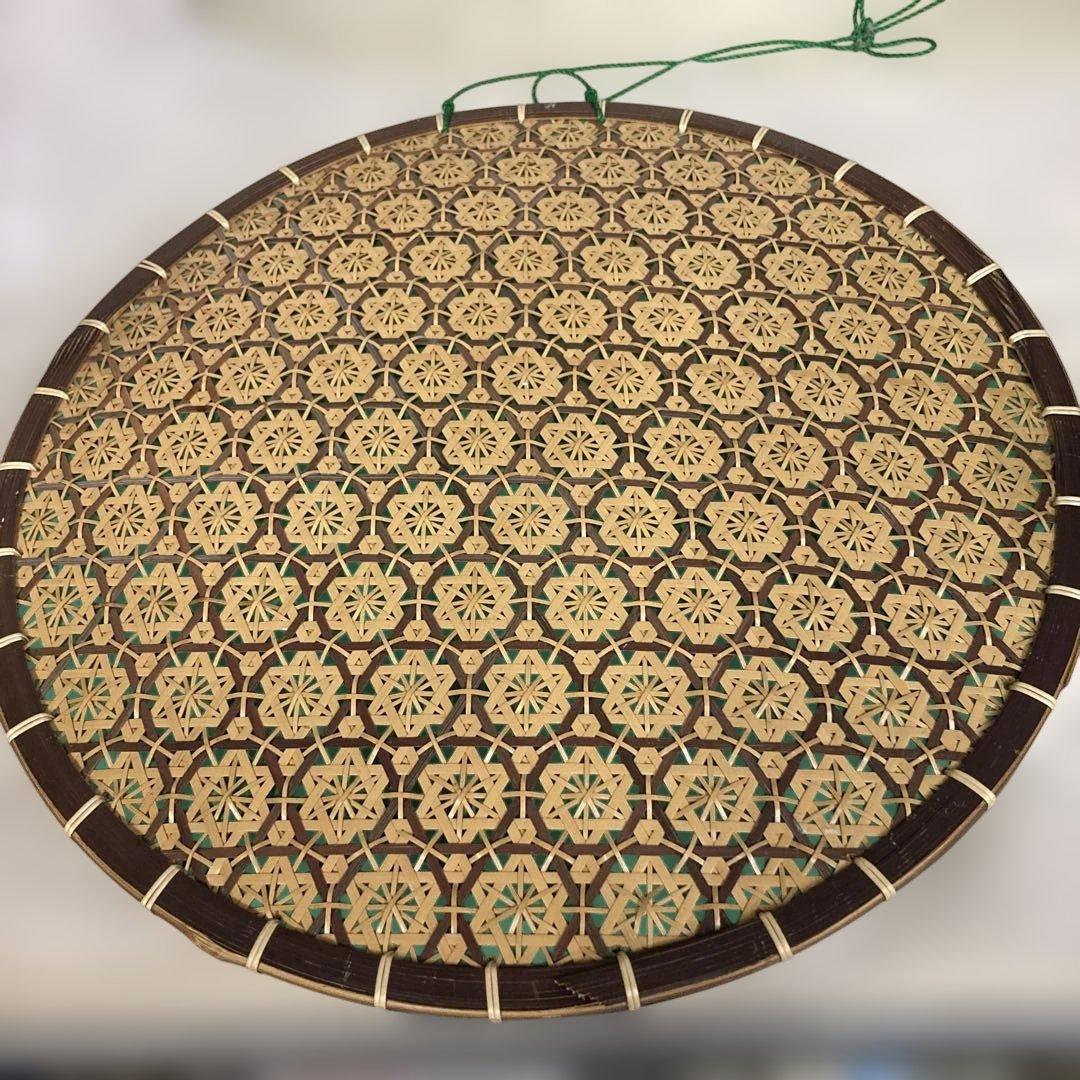 竹細工　飾り物　壁かけ飾り　茶道具