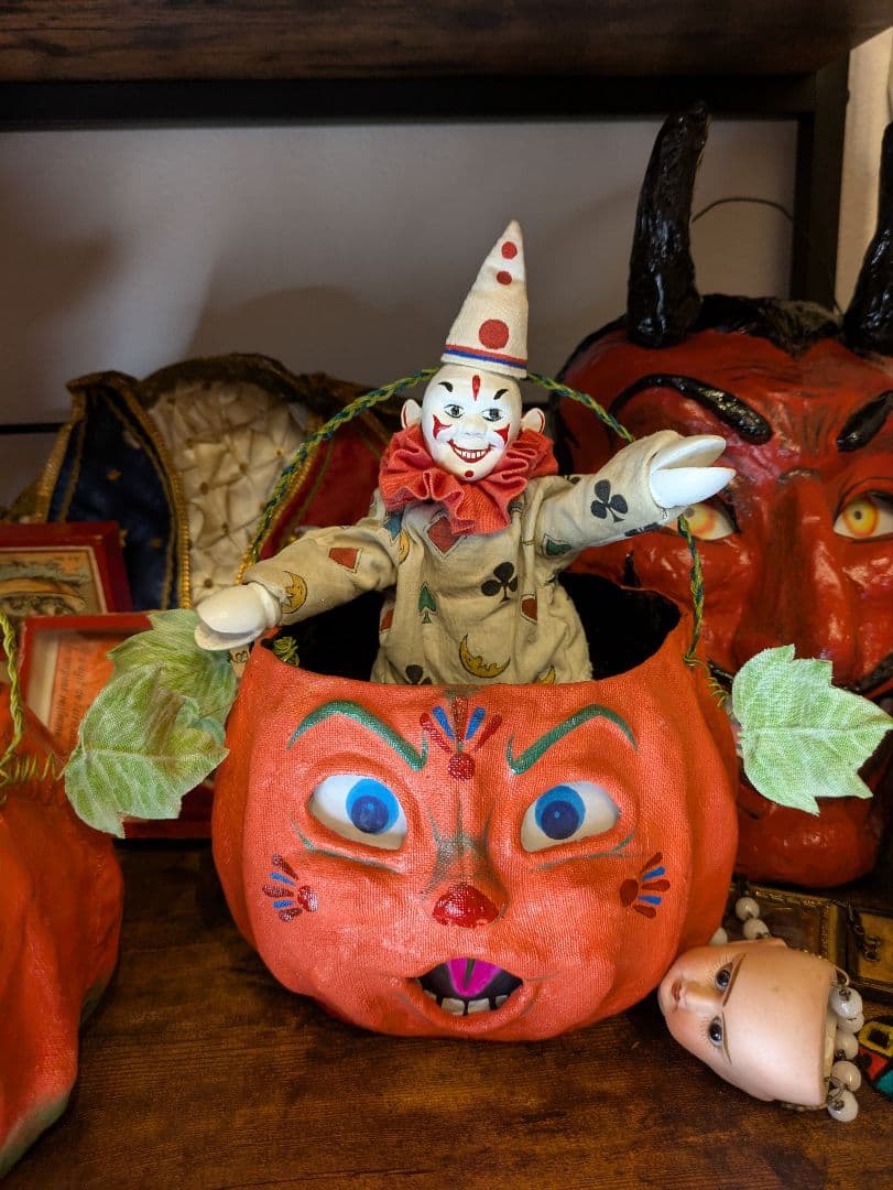 ヴィンテージハロウィン30〜40s復刻 Jack-o'-lantern Cの子 - メルカリ