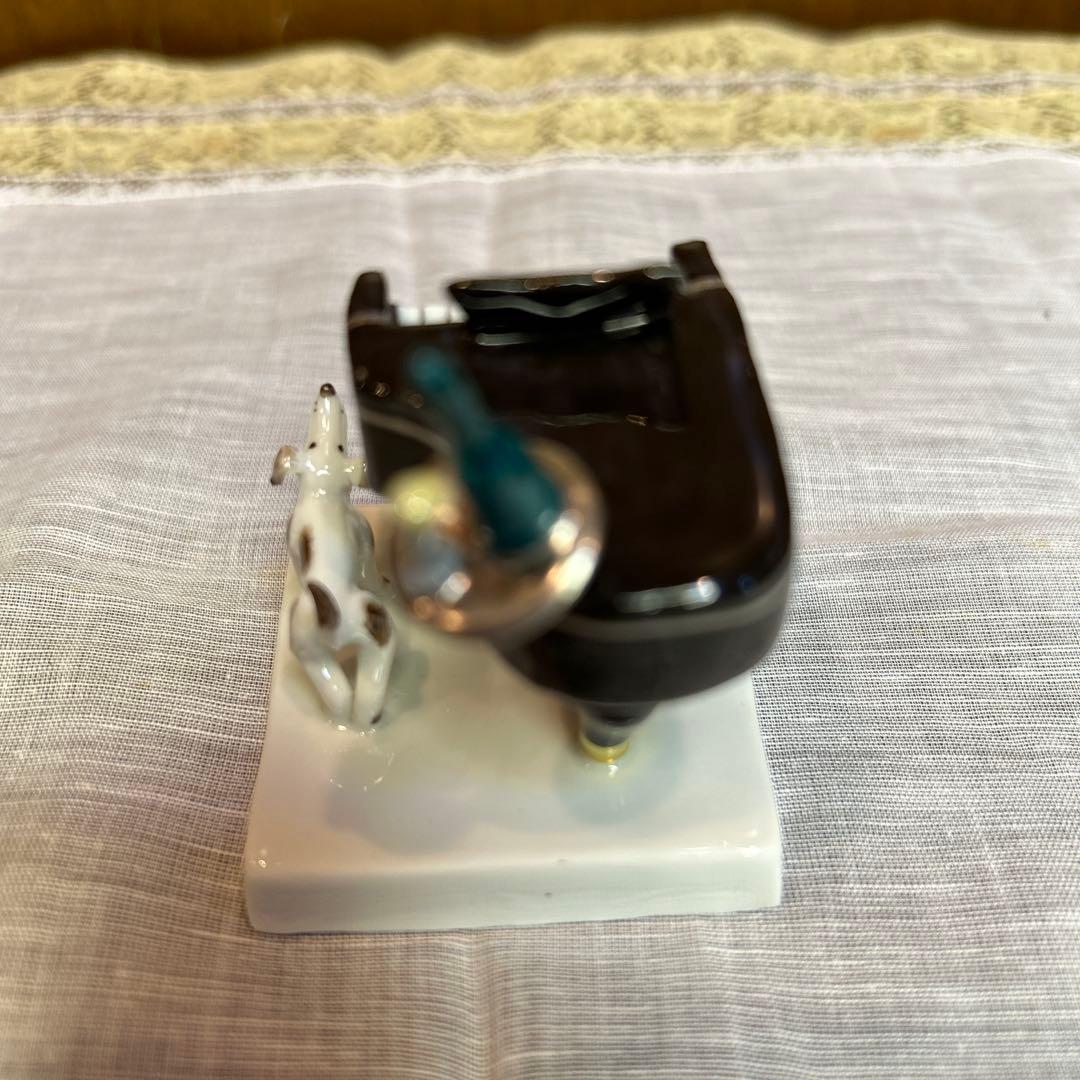 マイセンミュージッククラウン ピアノ奏者とピアノ 手びねり ペーターシュトラング