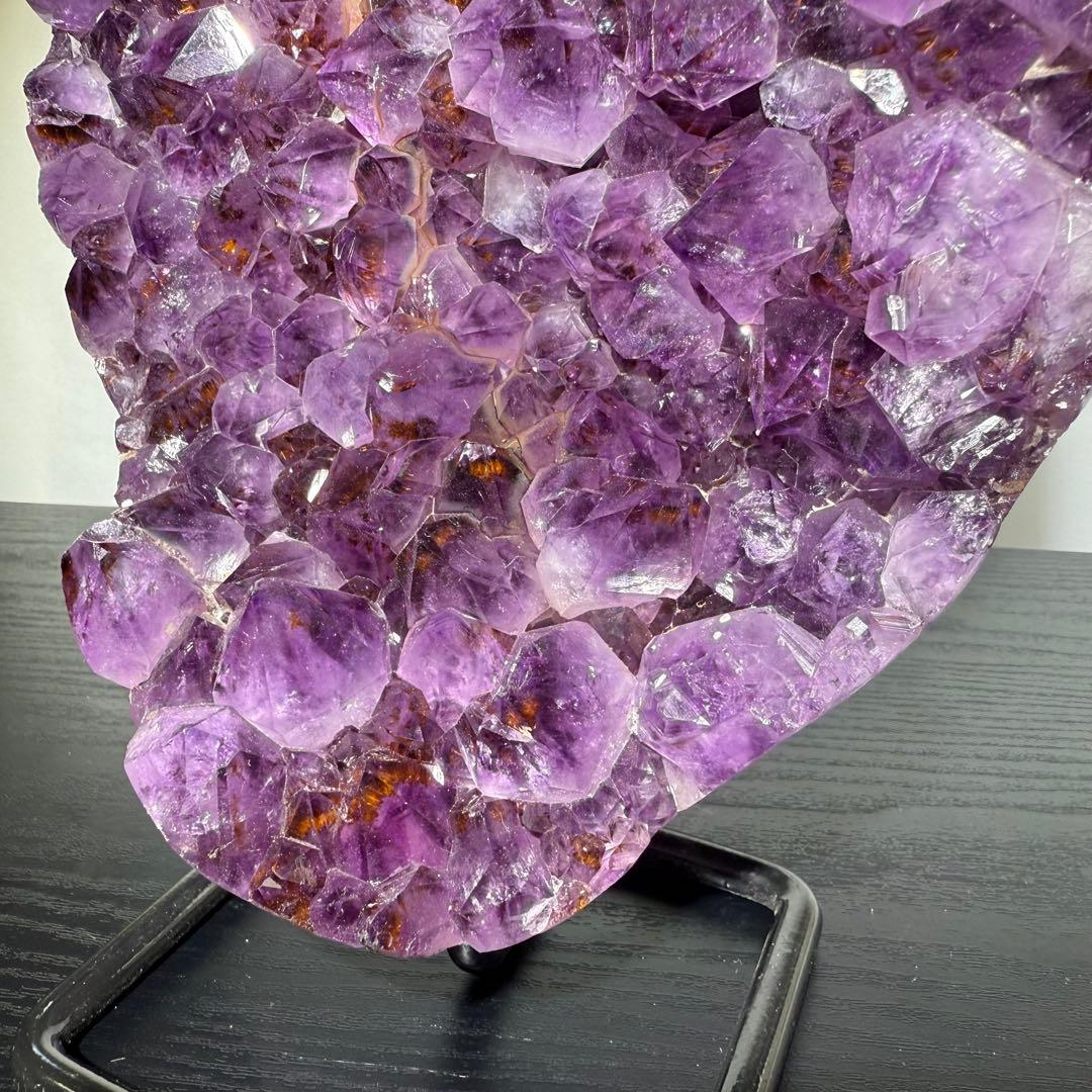 天然石タイチンルチルクォーツ共生アメジストの原石　置物　鉱物NO.101502