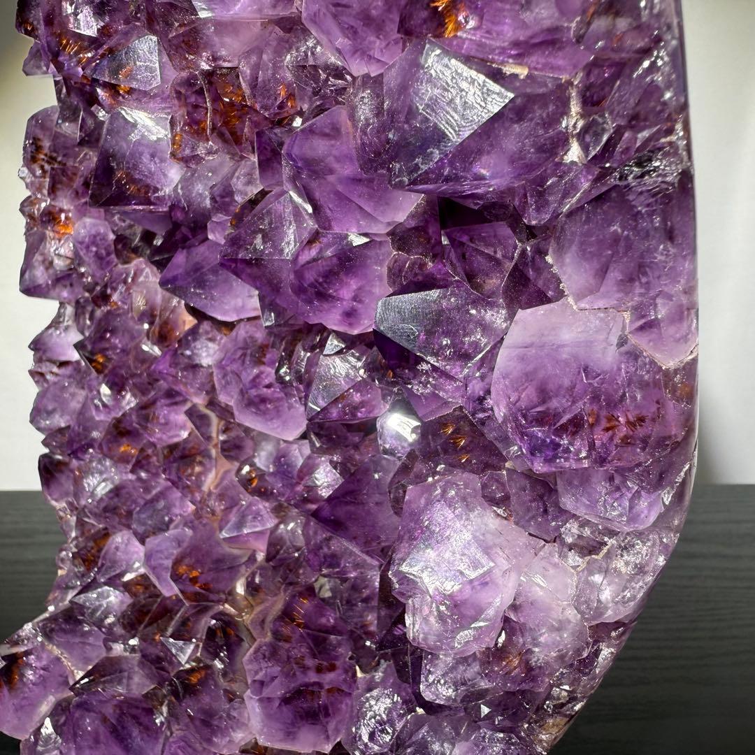 天然石タイチンルチルクォーツ共生アメジストの原石　置物　鉱物NO.101502