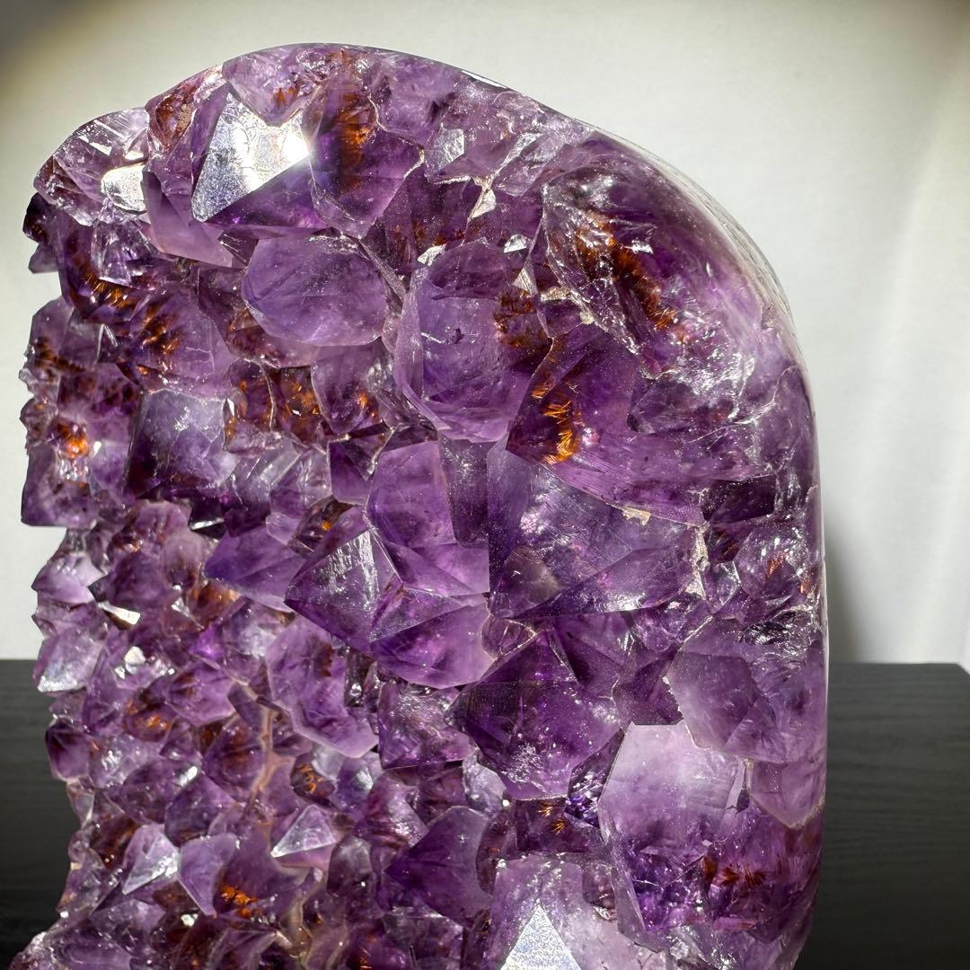 天然石タイチンルチルクォーツ共生アメジストの原石　置物　鉱物NO.101502