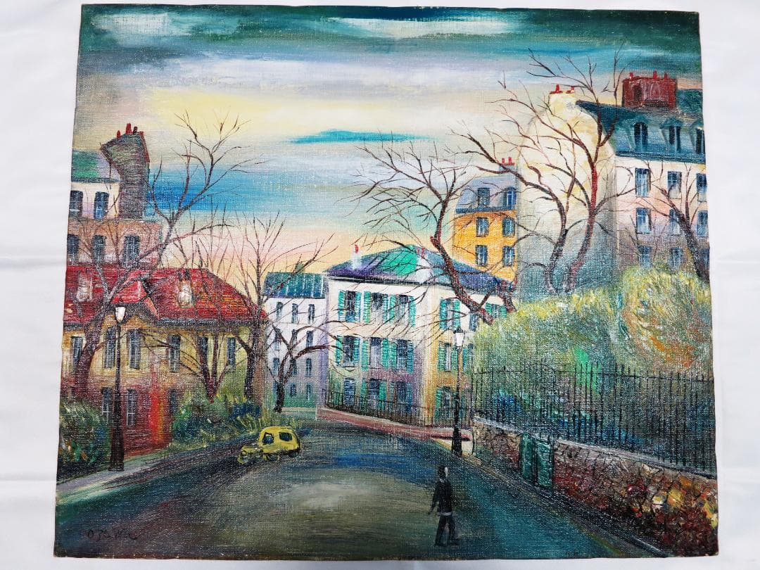 小澤勇寿郎 「モンマルトル」油彩画 F10号 - メルカリ