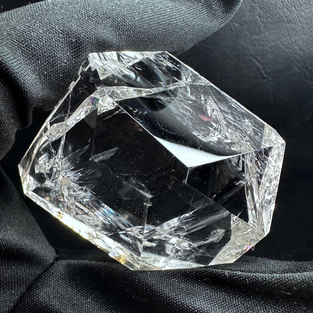 絶品❗アゼツライト☆虹入りアイリスクォーツクリスタルフリー型2点セットA1043