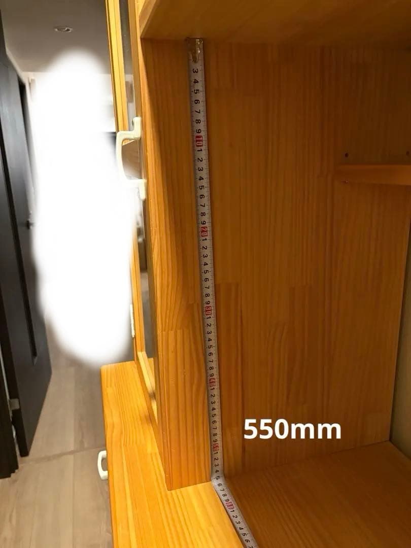 ※10/19まで、お値引き相談可※モモナチュラル 木製食器棚