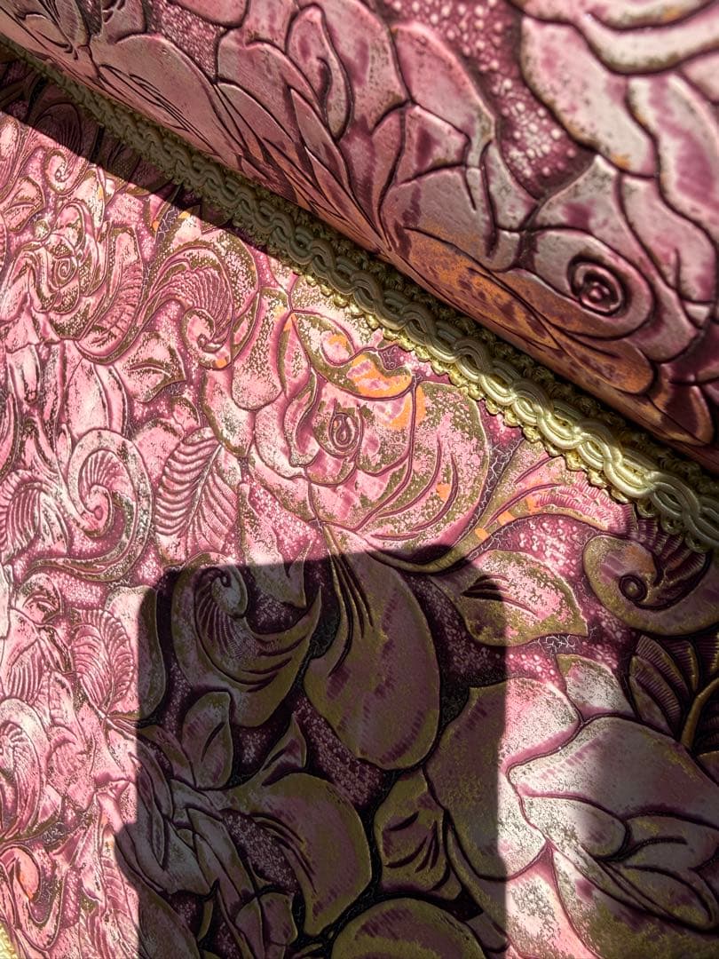 引取　イタリア製 PEGASO ロココ調 アームチェア 玉座風 金銀装飾 1P