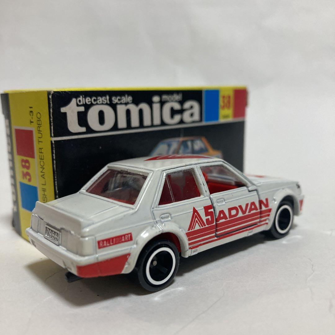 トミカ　三菱ランサーターボです。ADVAN 輸出仕様