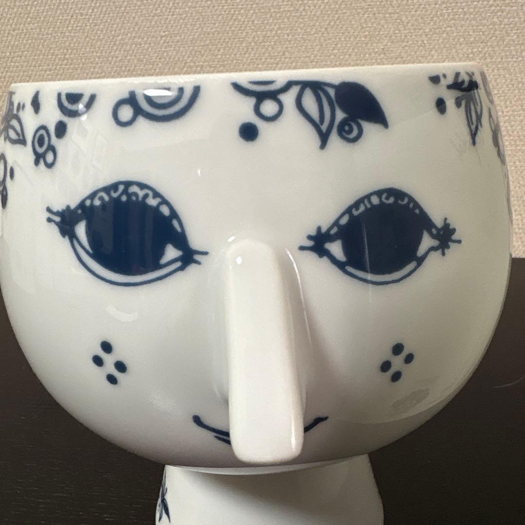 新品】ビヨンヴィンブラッド Jiliane ブルー フラワーポット 箱付き