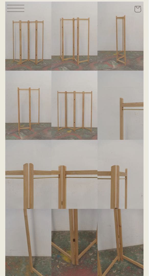 Krank/marcello 折りたたみ式パーテーション