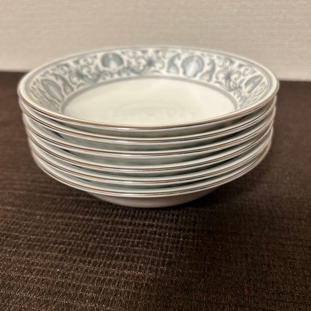 ウェッジウッド　ドルフィン　ホワイト　サラダボウル　デザートプレート