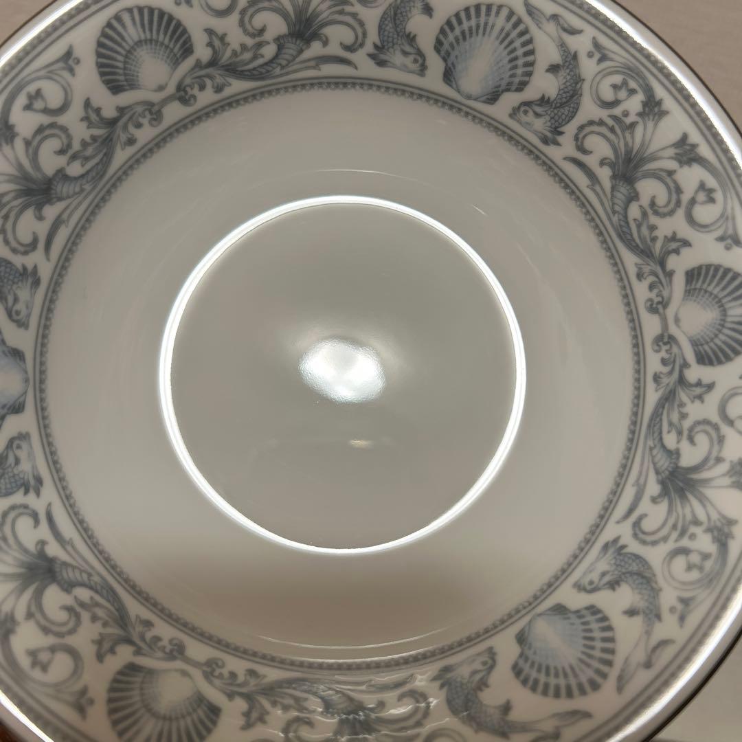 ウェッジウッド　ドルフィン　ホワイト　サラダボウル　デザートプレート