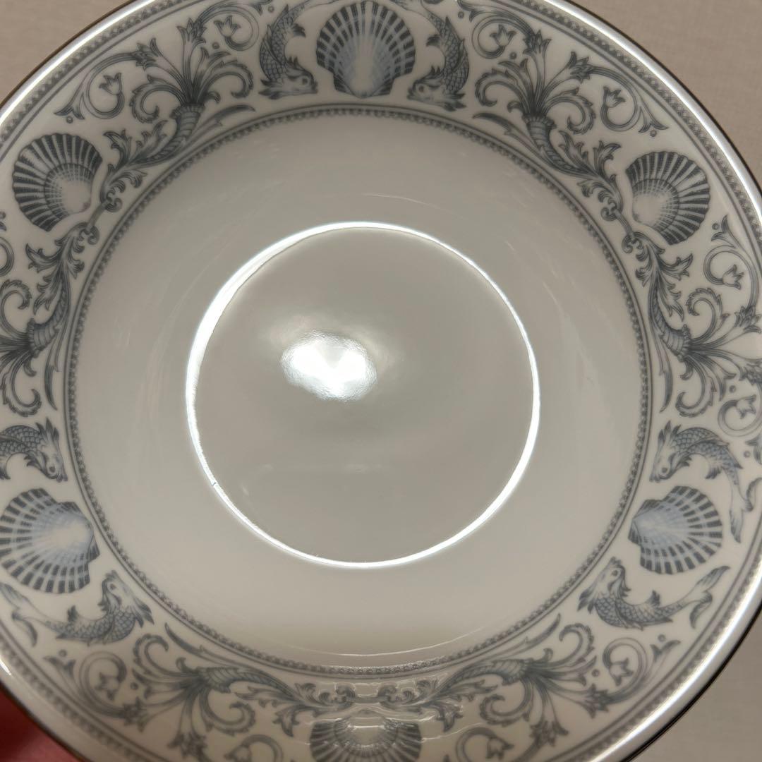 ウェッジウッド　ドルフィン　ホワイト　サラダボウル　デザートプレート