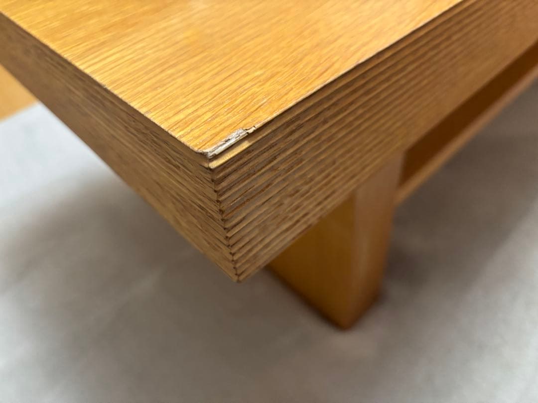 木製センターテーブル シンプルデザイン