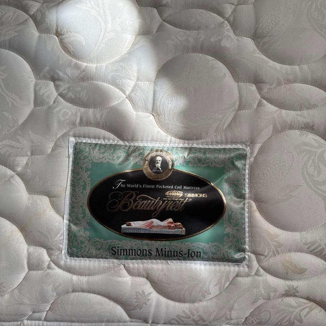 シモンズビューティーレスト　マイナスイオン　キングサイズ