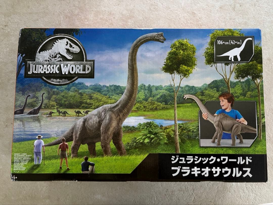 【新品未使用】マテル　ブラキオサウルス　ジュラシックワールド
