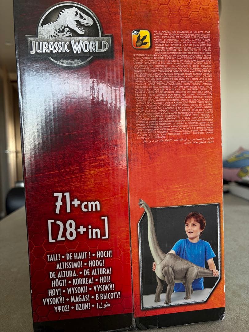 【新品未使用】マテル　ブラキオサウルス　ジュラシックワールド