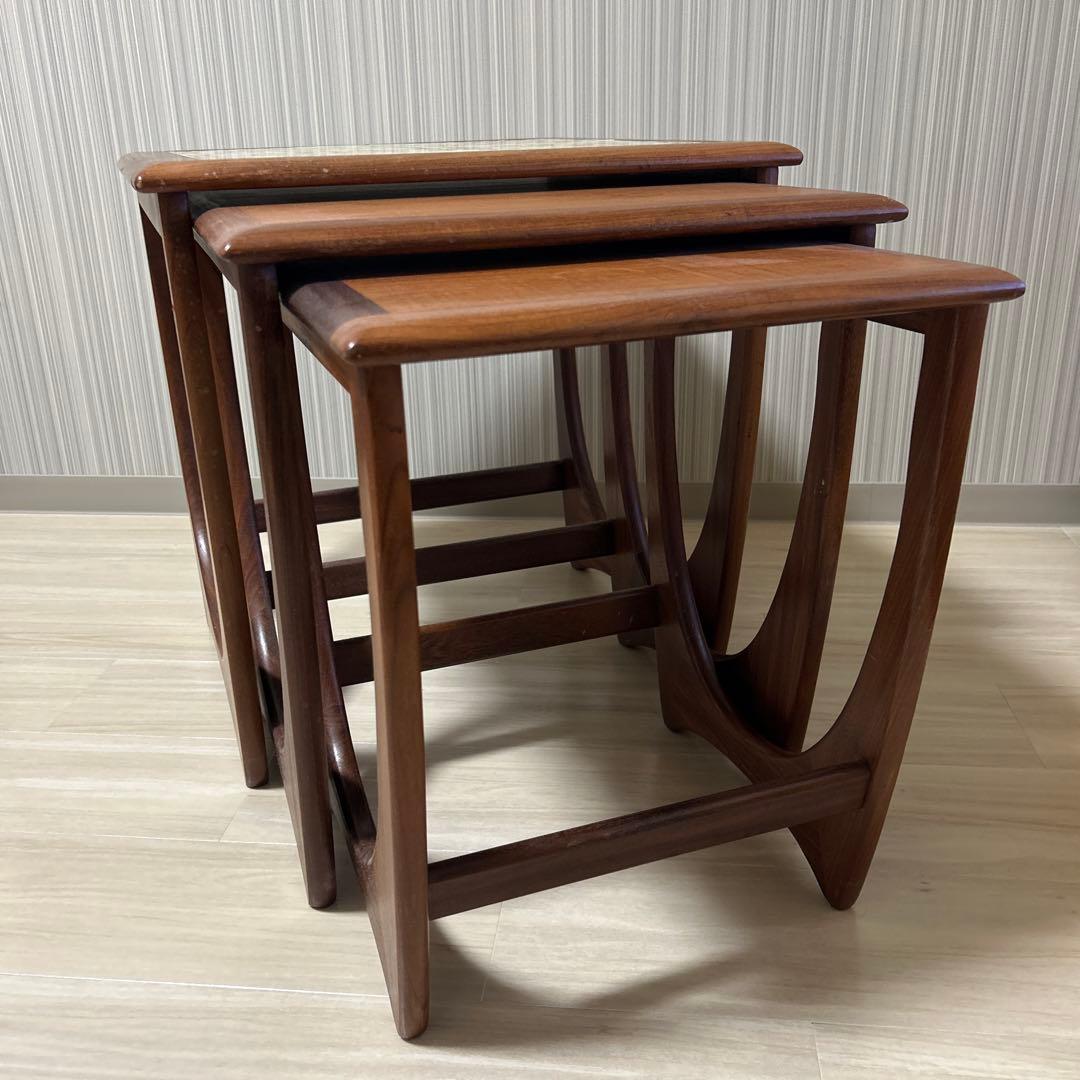 【レア品・送料無料】Gplan タイルトップネストテーブル