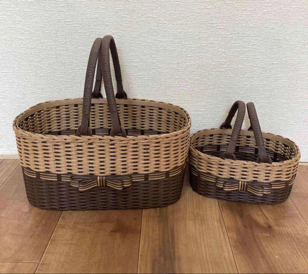 よこよこページ　エコクラフト　クラフトバンド　バスケット