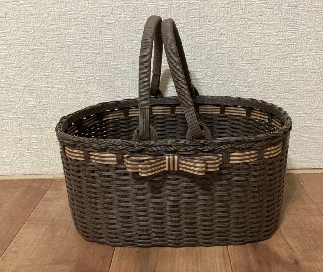 よこよこページ　エコクラフト　クラフトバンド　バスケット