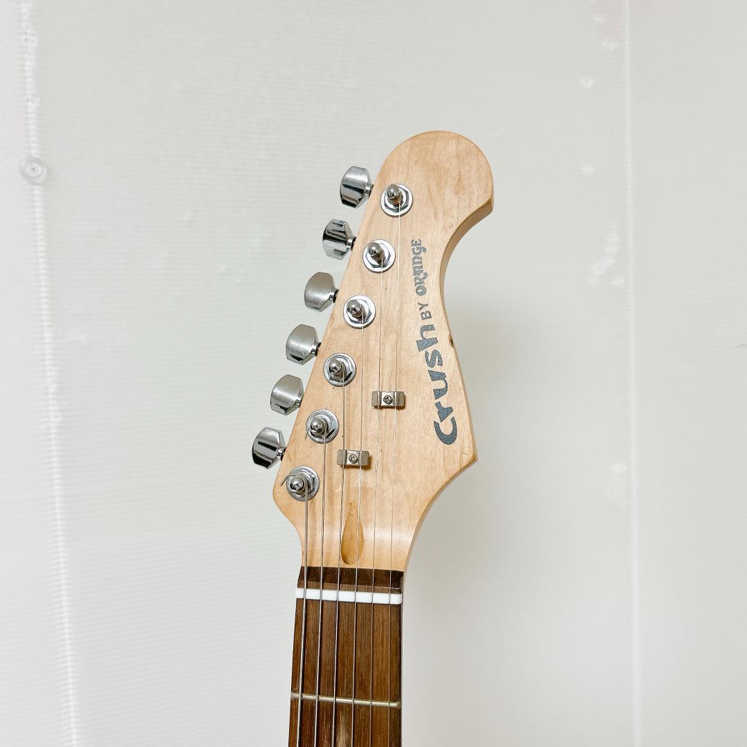 美品 Crush by orange クラッシュ ストラトキャスター ブラック