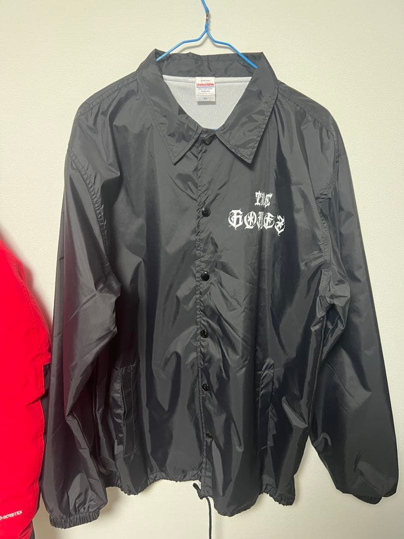 THE BONEZナイロンコーチジャケッ トXLブラック - メルカリ