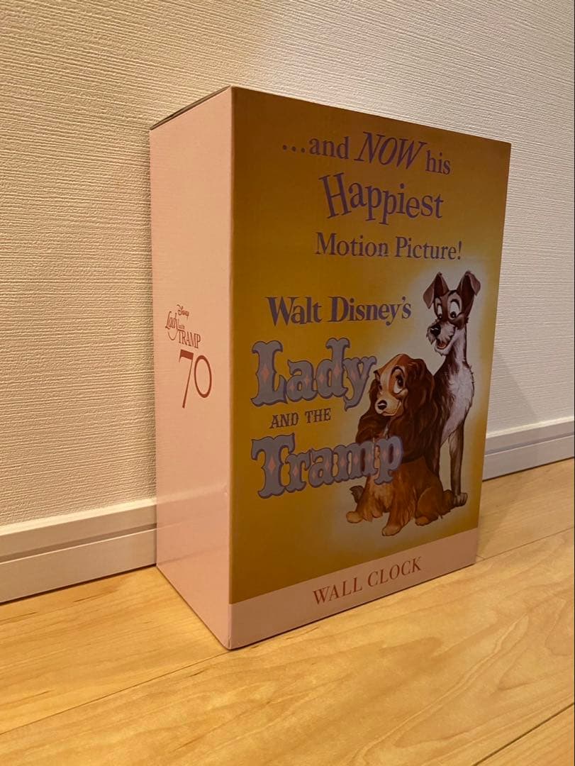 新品未開封！わんわん物語 時計♡LADY AND THE TRAMP 70TH
