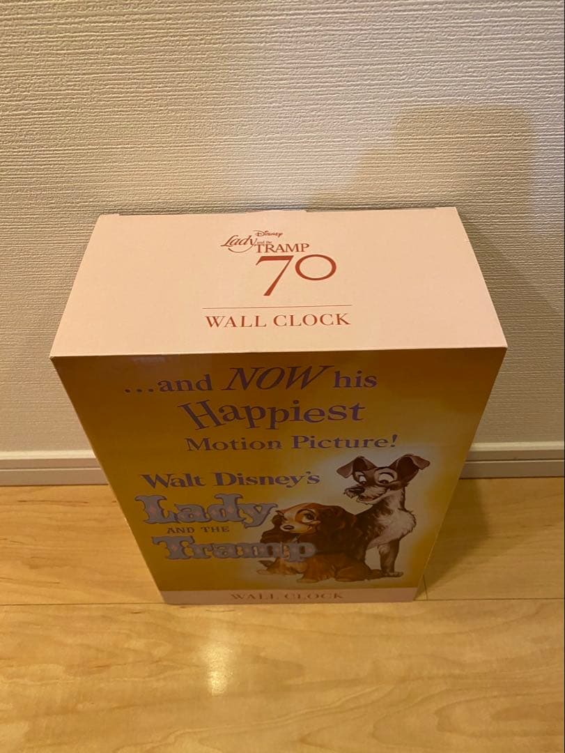 新品未開封！わんわん物語 時計♡LADY AND THE TRAMP 70TH