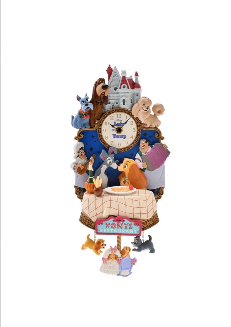 新品未開封！わんわん物語 時計♡LADY AND THE TRAMP 70TH
