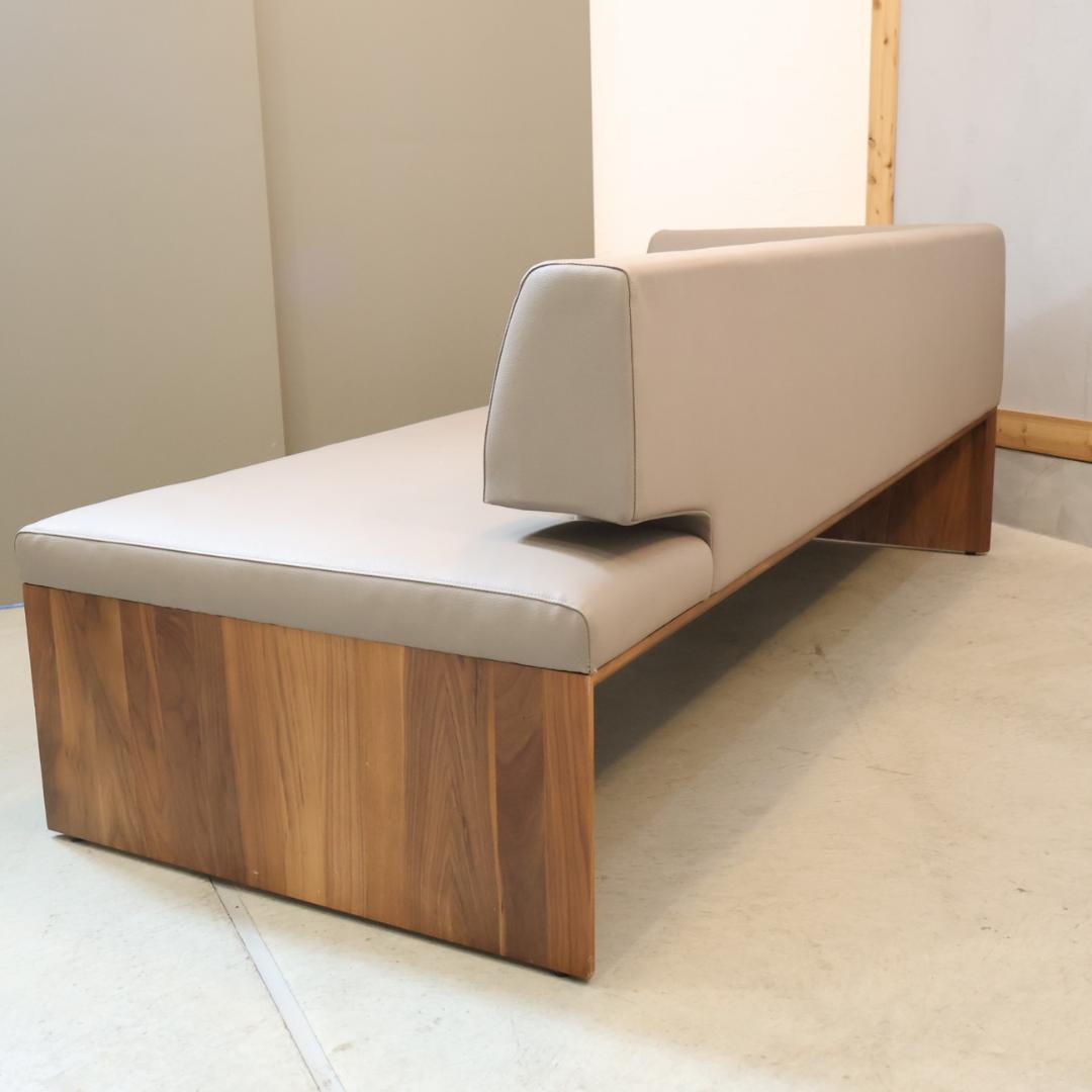 karimoku カリモク CU5899 ウォールナット材 3人掛けソファー