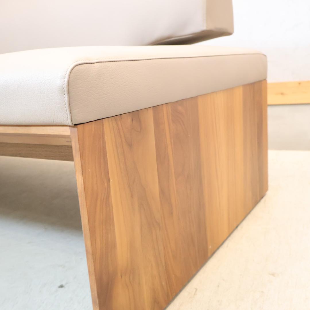 karimoku カリモク CU5899 ウォールナット材 3人掛けソファー