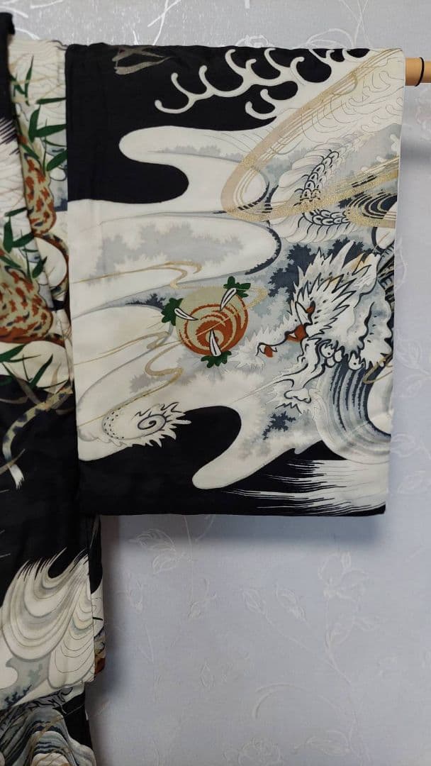 NA328アンティーク子供着物七五三被布着物2点セット綺麗着丈79センチ裄丈45