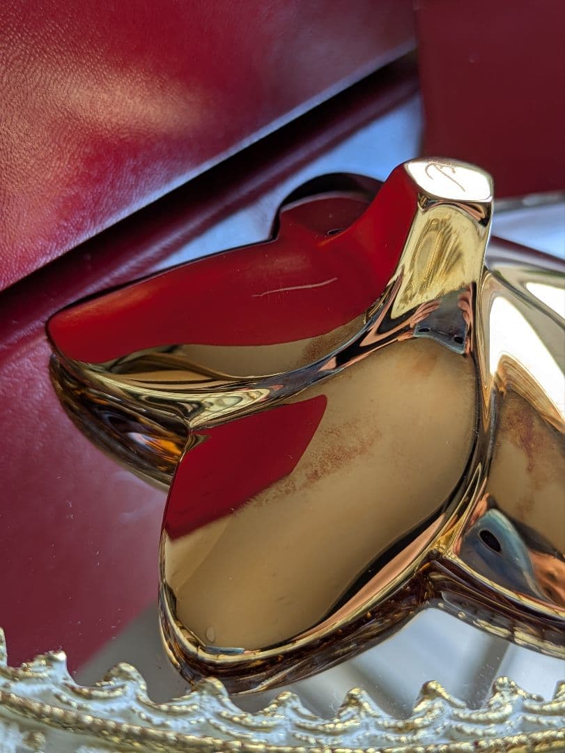 ⚜️Baccarat⚜️クリスタルフィギュア ブルーム ゴールド　花