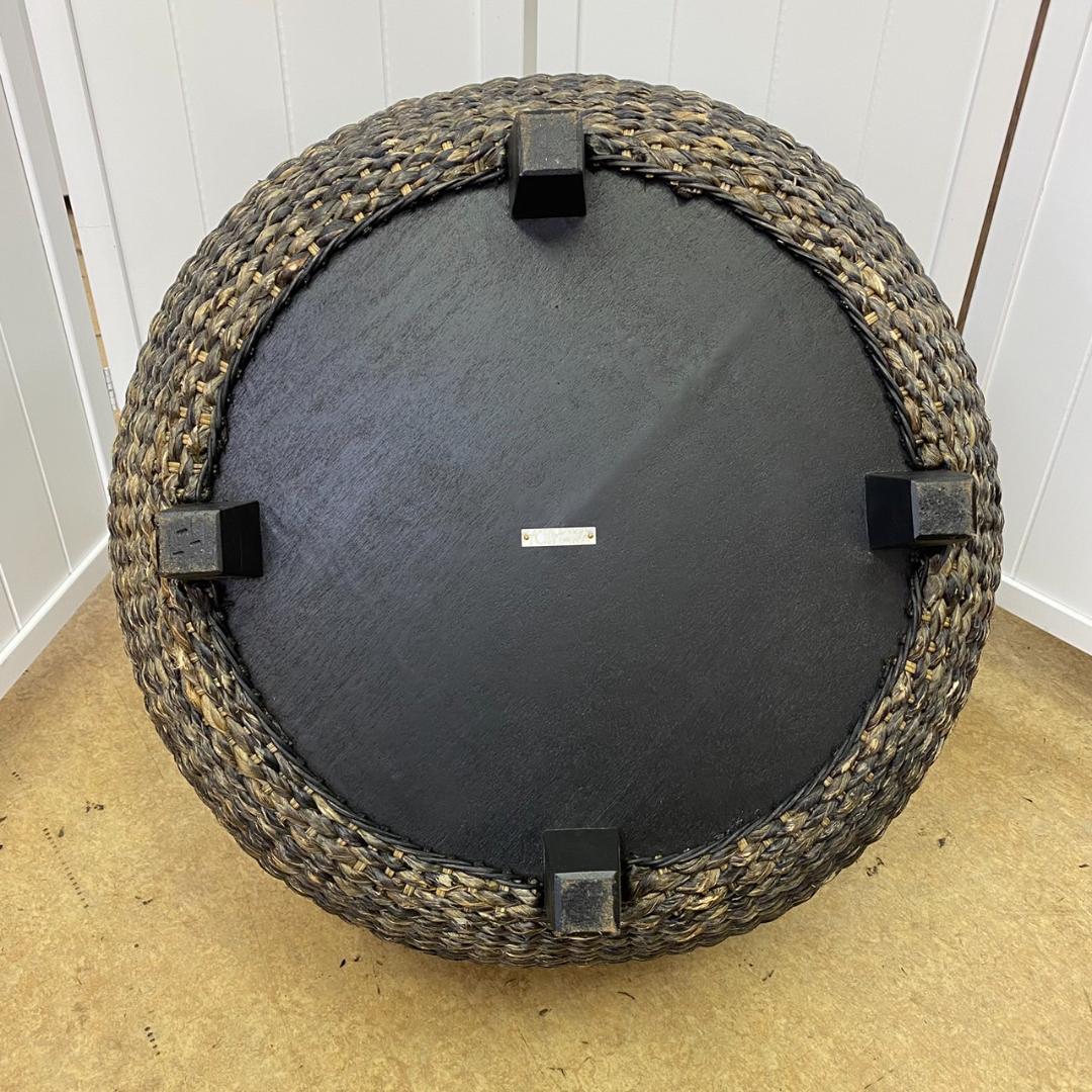 ♪ヨタカ　サイドテーブル　アジアン家具　《ダルマ》 　ウォーターヒヤシンス