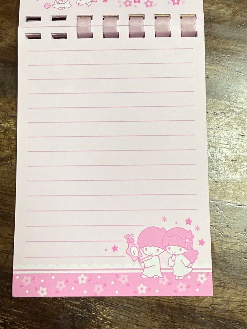 当時物 90年代 リトルツインスターズ キキララ メモ帳 希少 - メルカリ