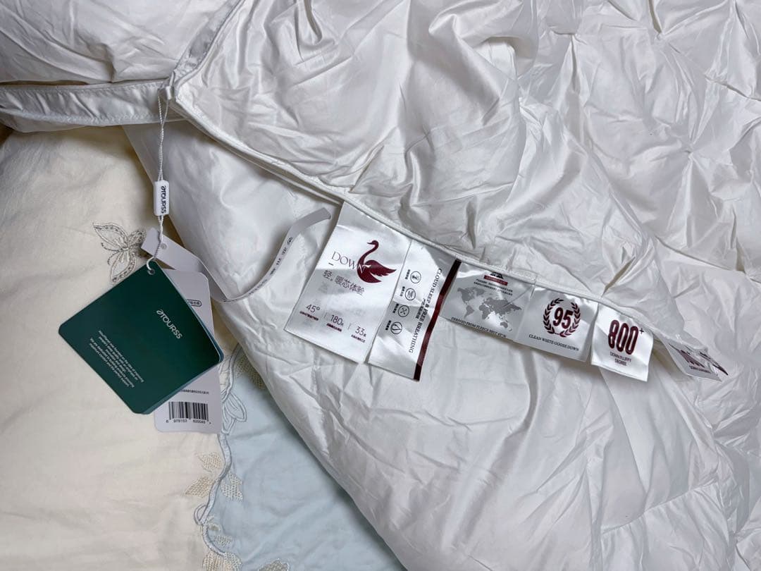 羽毛掛けふとん サイズ 200cm×230cm ホワイト3.0kg 羽毛 布団