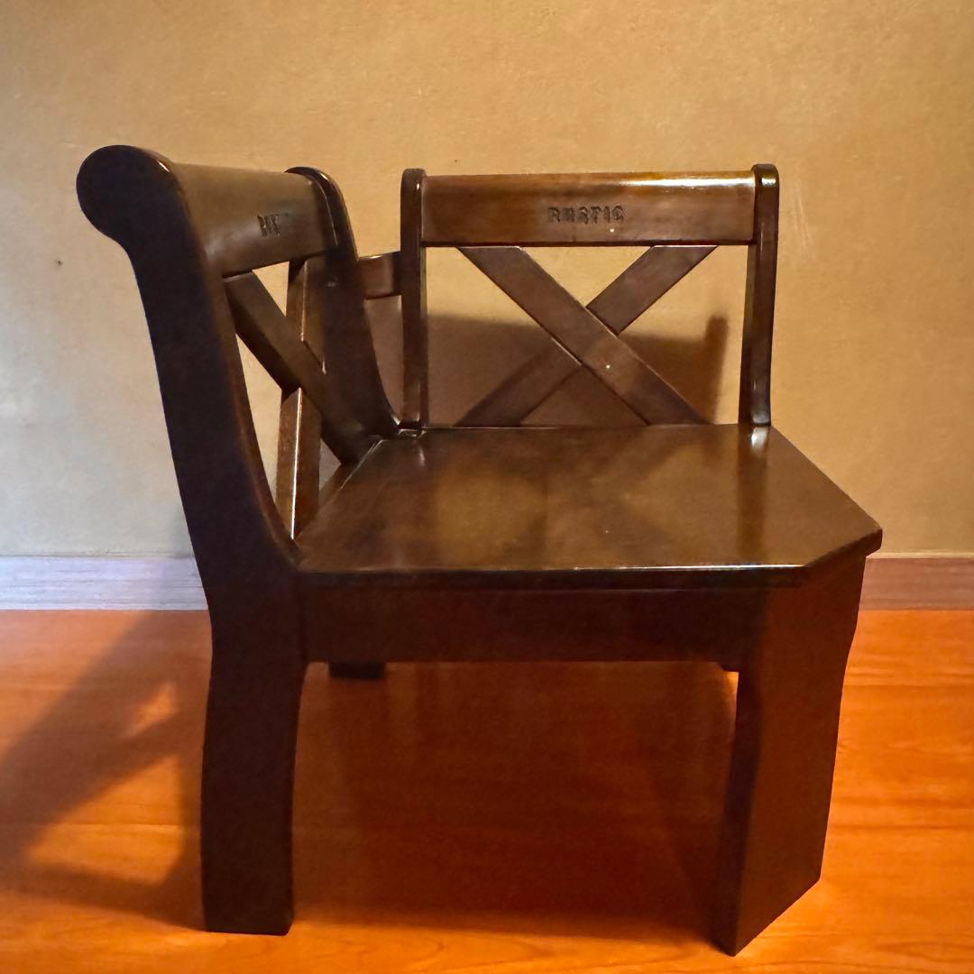 カリモク RUSTIC イス 椅子 ベンチ コーナーチェア