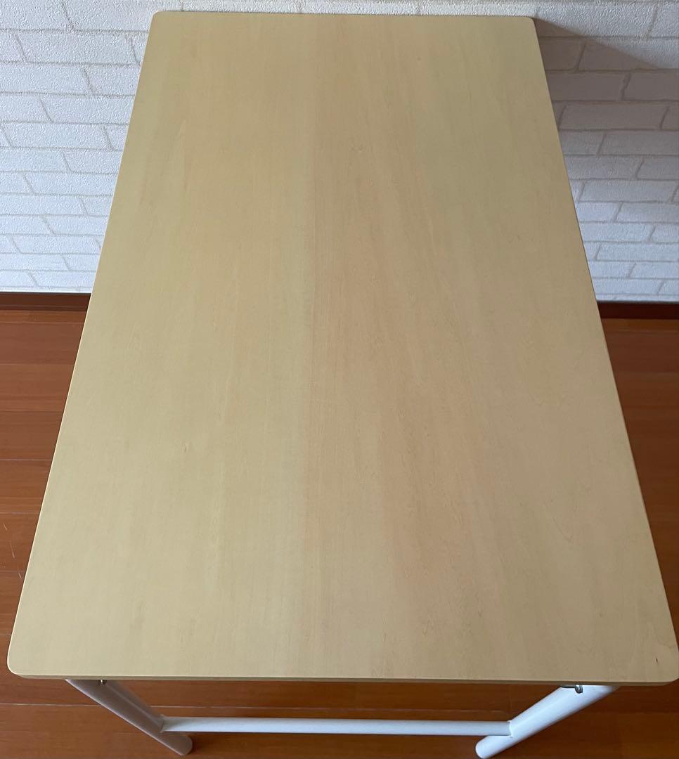 無印良品MUJIスチールパイプテーブル、チェア板座セット