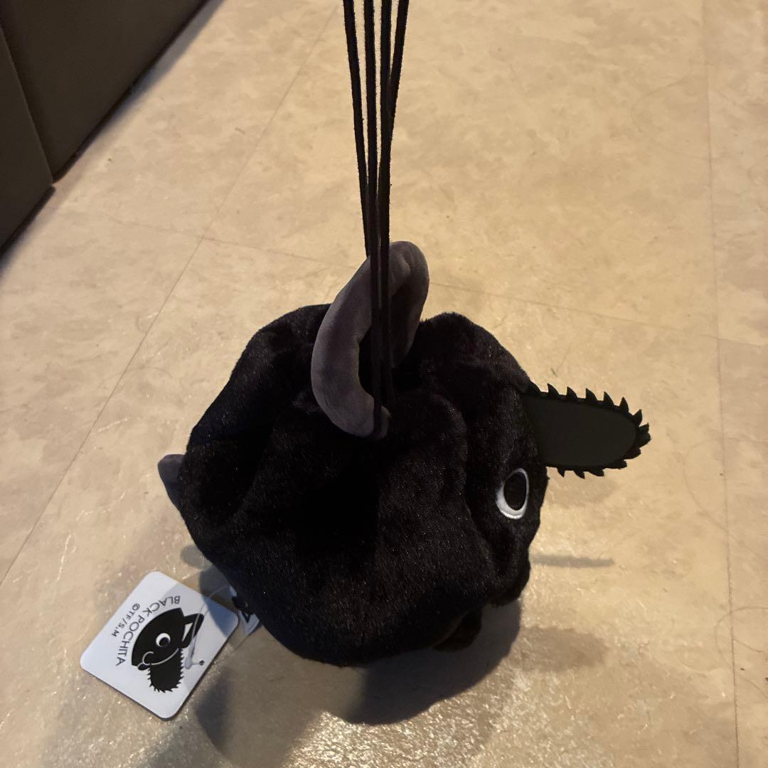 タグ付き新品】黒ポチタ ポーチ ポップアップストア限定 チェンソー