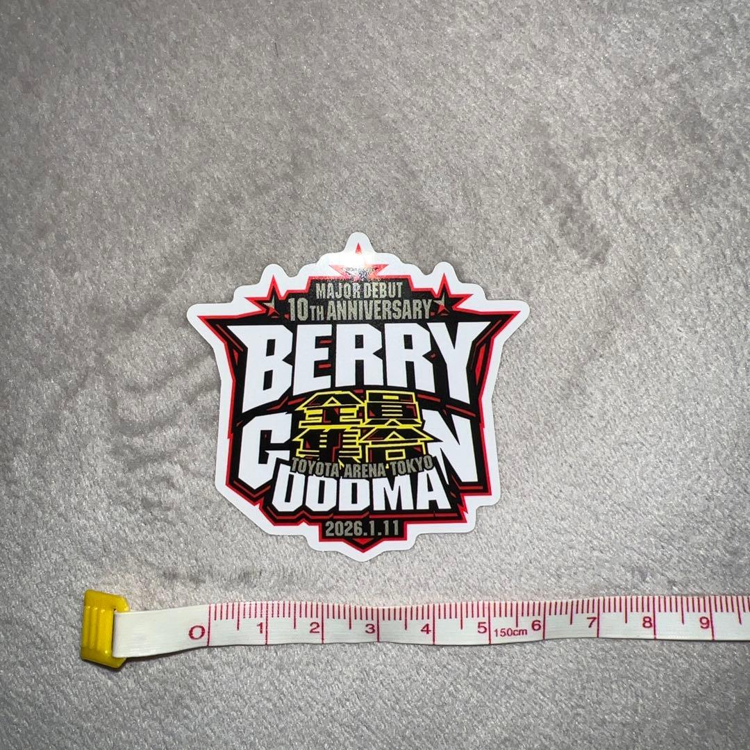 ベリーグッドマン10周年タオルペンライトシール靴紐フライヤー9点