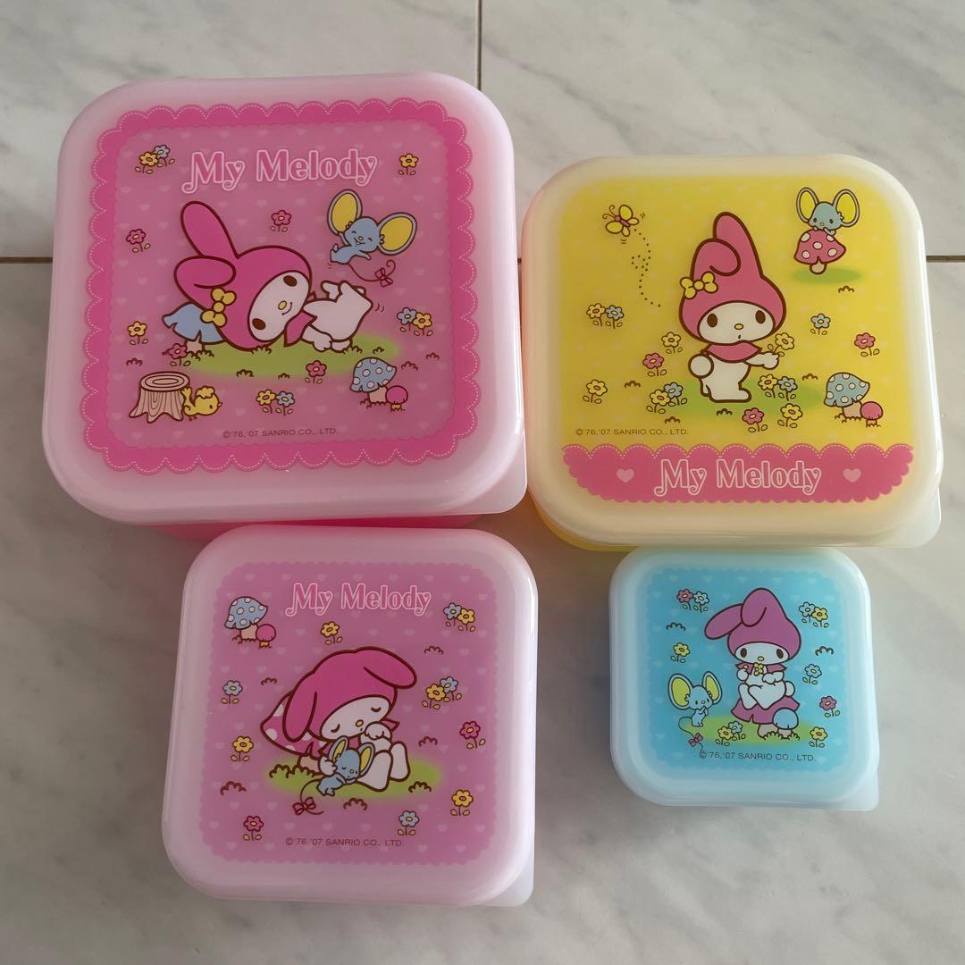 My Melody 食品保存容器 タッパー　新品未使用　7点セット